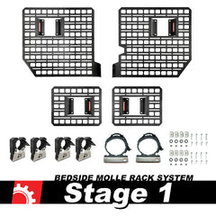 BuiltRight Industries 111008 Bedside Rack System - Stage 1 Kit