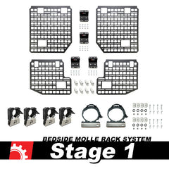 BuiltRight Industries 111010 Bedside Rack System - Stage 1 Kit