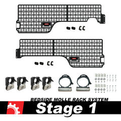 BuiltRight Industries 111011 Bedside Rack System - Stage 1 Kit | Crew Cab