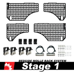 BuiltRight Industries 111015 Bedside Rack System - Stage 1 Kit | Standard Bed