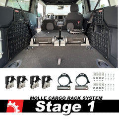 BuiltRight Industries 111040 MOLLE Compatible Cargo Panel - Stage 1 Kit