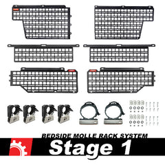 BuiltRight Industries 111042 Bedside Rack System - Stage 1 Kit
