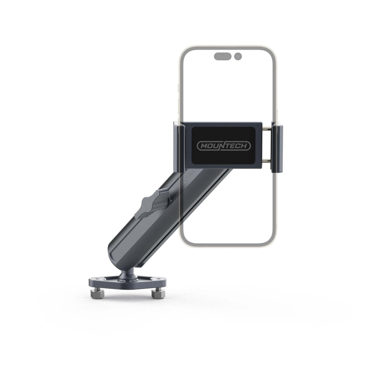 BuiltRight Industries Mountech Phone Mount Bundle - Standard Spring-Loaded Holder, 1 in. Ball, 6 in. Arm MNT-230005