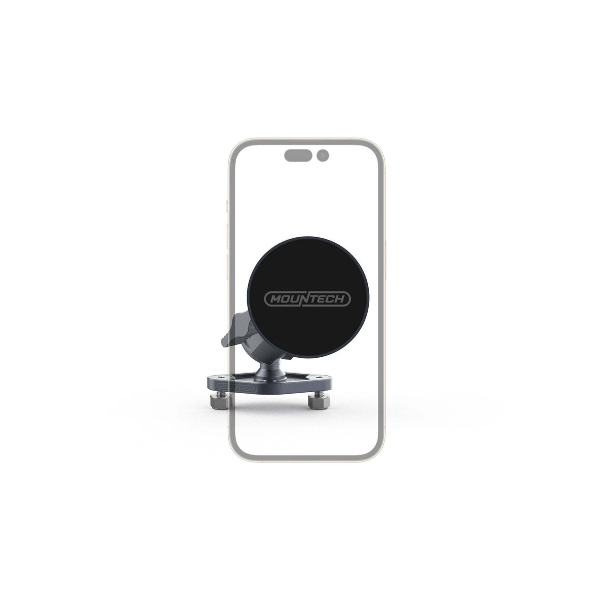 BuiltRight Industries Mountech Phone Mount Bundle - Magnetic MagSafe-Compatible Holder (Non-Charging), 1 in. Ball, 1.5 in. Arm MNT-230021