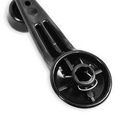 BROTHERS C/K Window Crank Handle - Black/Silver pn 04-470