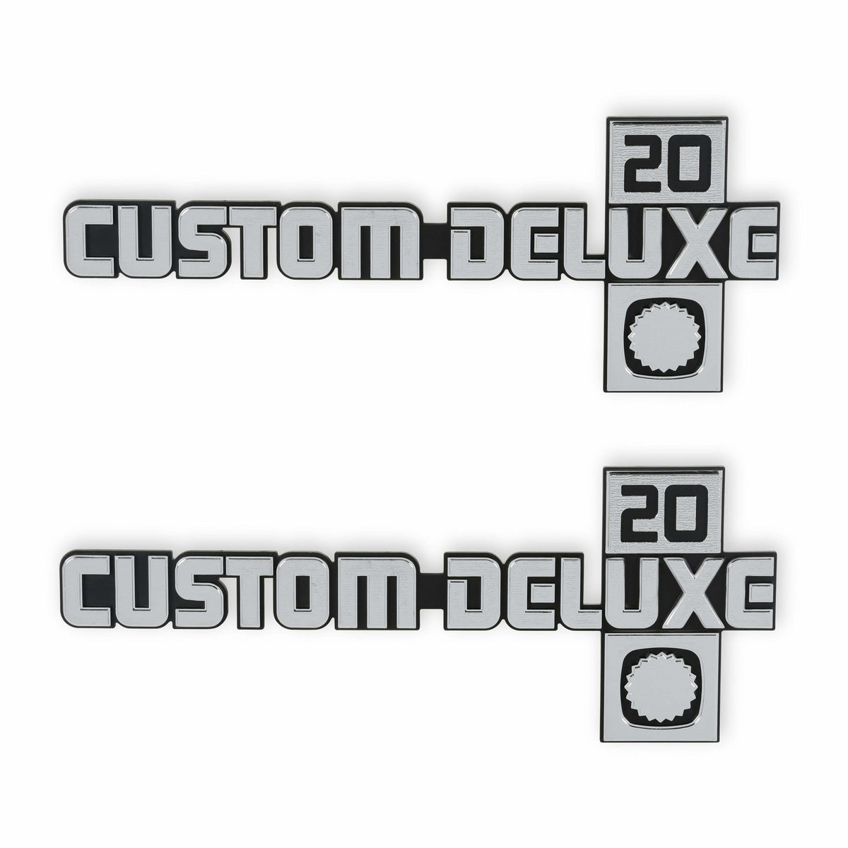 BROTHERS C/K Fender Badge Pair - Custom Deluxe 20 pn 04-551