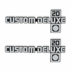 BROTHERS C/K Fender Badge Pair - Custom Deluxe 20 pn 04-551