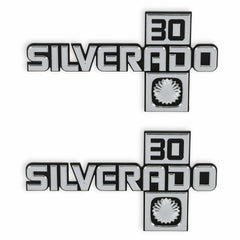 BROTHERS C/K Fender Badge Pair - Silverado 30 pn 04-554