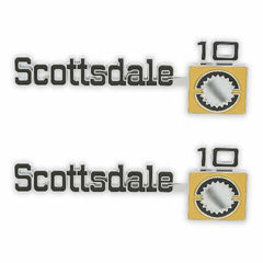 BROTHERS C/K Fender Badge Pair - Scottsdale 10 pn 04-555