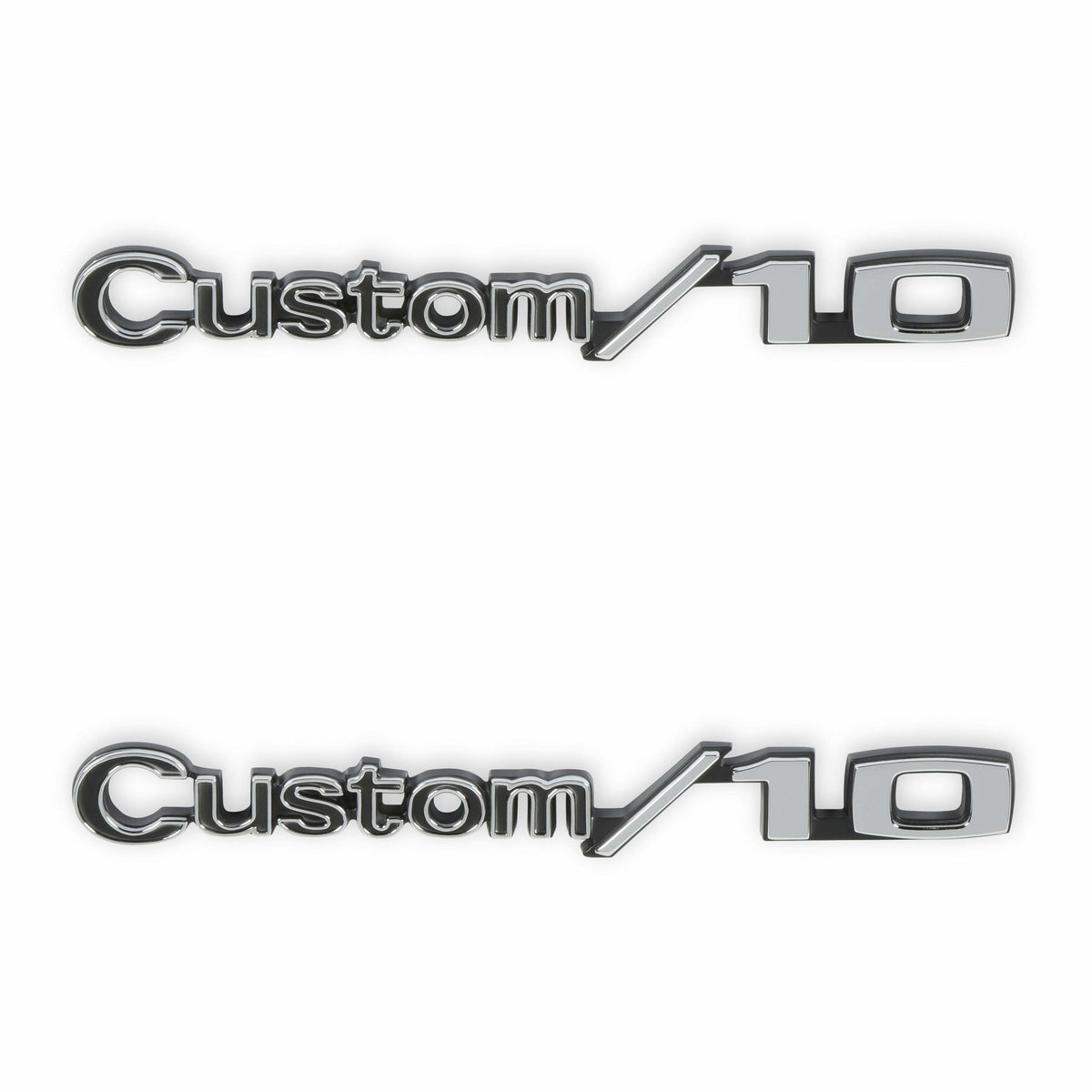 BROTHERS C/K Fender Badge Pair - Custom/10 pn 04-585