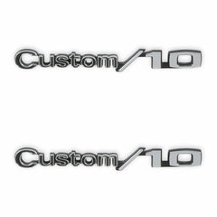 BROTHERS C/K Fender Badge Pair - Custom/10 pn 04-585
