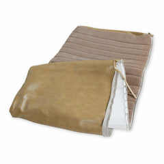 BROTHERS C/K Seat Upholstery Kit - Full Pleat Cloth/Vinyl - Tan pn 05-298