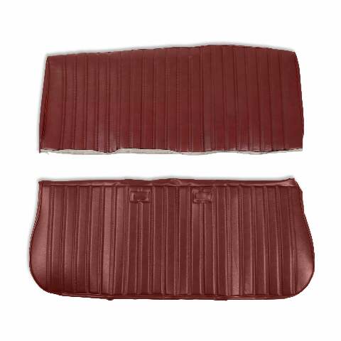 BROTHERS C/K Seat Upholstery Kit - Full Pleat Vinyl - Maroon pn 05-301