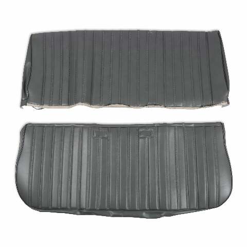 BROTHERS C/K Seat Upholstery Kit - Full Pleat Vinyl - Charcoal pn 05-304