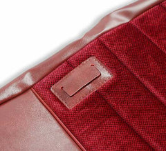 BROTHERS C/K Seat Upholstery Kit - Standard Pleat Cloth/Vinyl - Maroon/Burgundy pn 05-311