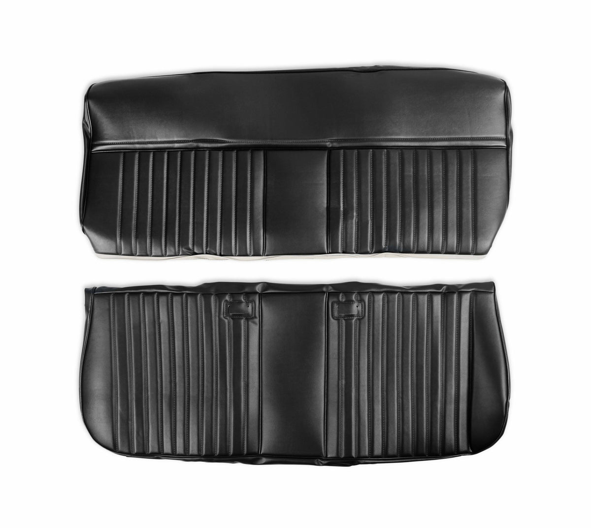 BROTHERS C/K Seat Upholstery Kit - Deluxe Pleat Vinyl - Black pn 05-315