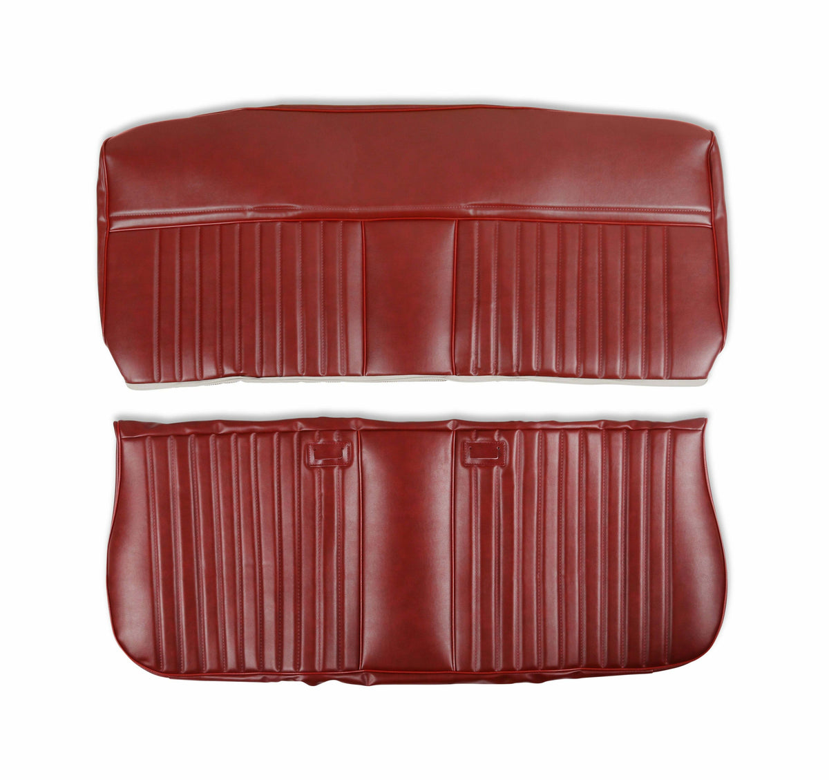 BROTHERS C/K Seat Upholstery Kit - Deluxe Pleat Vinyl - Maroon pn 05-316