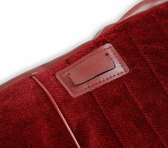 BROTHERS C/K Seat Upholstery Kit - Deluxe Pleat Cloth/Vinyl - Maroon/Burgundy pn 05-321