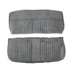 BROTHERS C/K Seat Upholstery Kit - Deluxe Pleat Cloth/Vinyl - Grey/Charcoal pn 05-324
