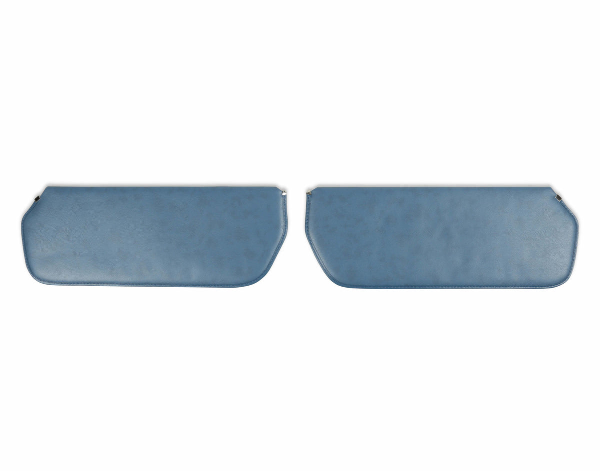 BROTHERS C/K Foamback Sunvisor Pair - Vinyl - Navy pn 05-341