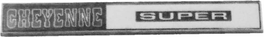 BROTHERS Glove Box Emblem C9710-71