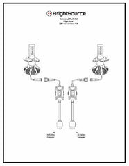 BrightSource H4 H/L ML-7 LED Single Bulb 71994ML