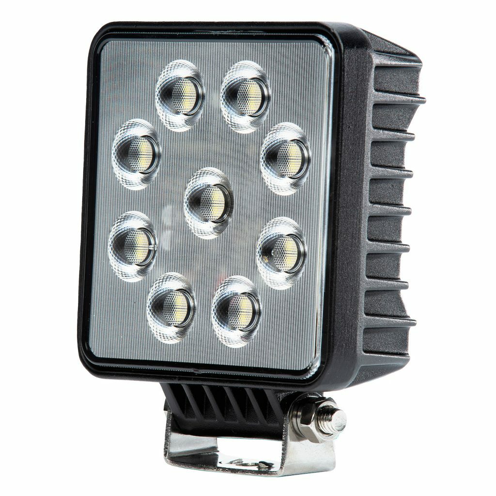 BrightSource 4 inch Square Work Light, Flood Pattern, Bezeless Lens Design, 36W 791362F