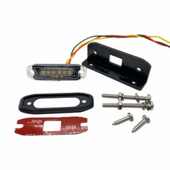 BrightSource Amber / White Raptor Style LED Marker Light - Dealer 6 Pack S1SMAW36