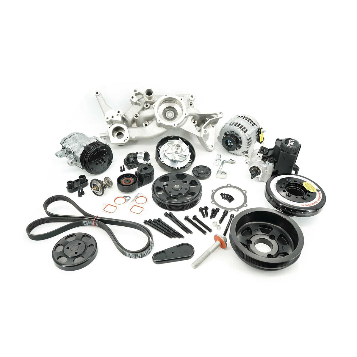 Brian Tooley Racing ACD-LT05-SFI BTR HYPERDRIVE FRONT DRIVE KIT - LT - NATURAL - SFI BALANCER - DRESS KIT