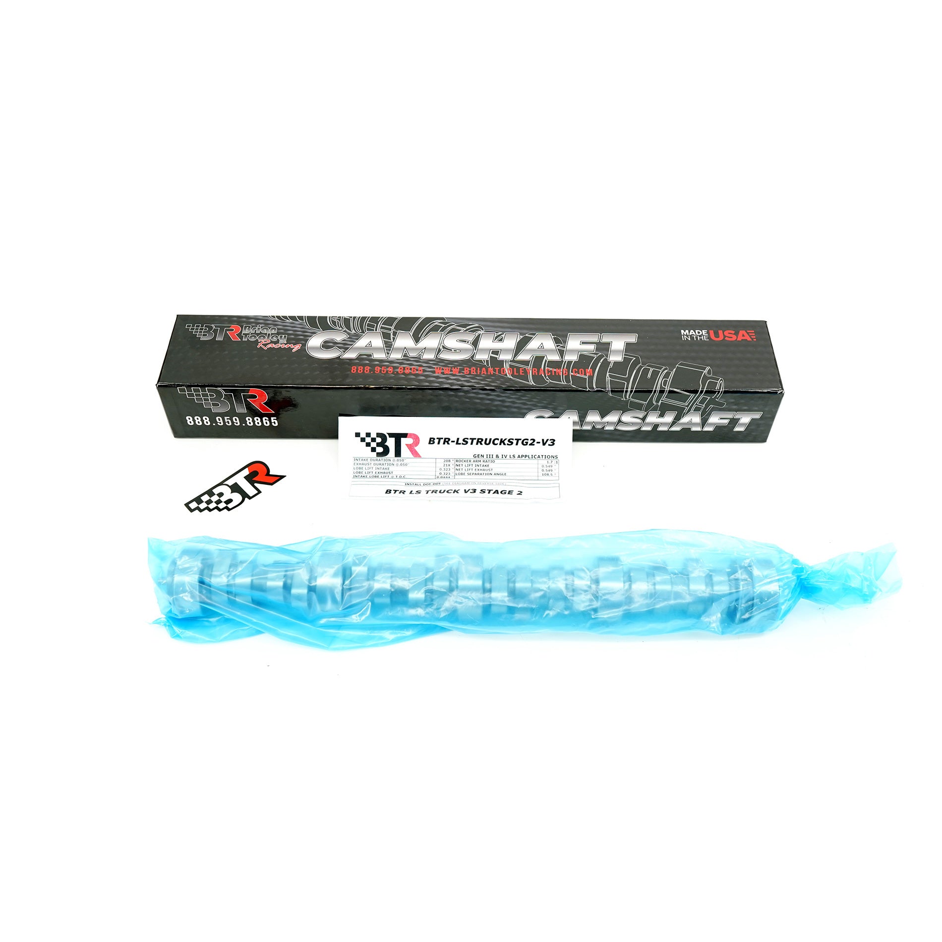 Btr Racing Brian Tooley Racing BTR-LSTRUCKSTG2-V3 BTR GEN III & IV LS TRUCK CAM ...