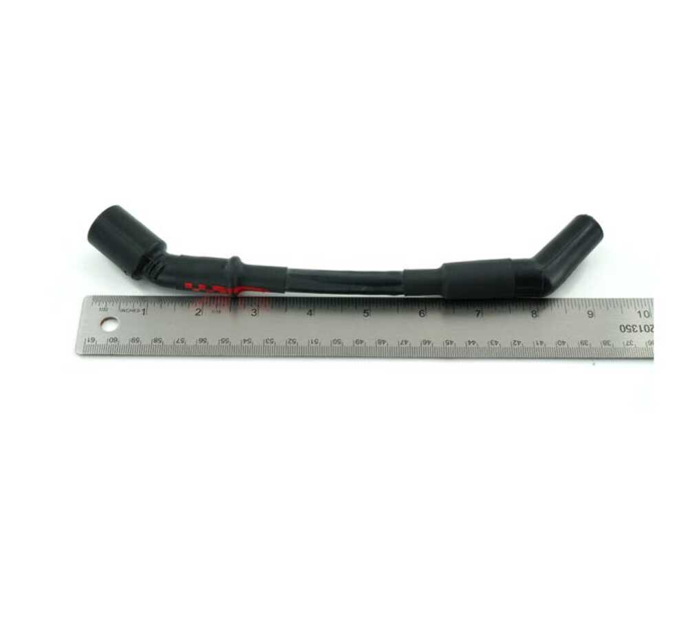 Brian Tooley Racing BTR-SINGLE-CH-LS-S-1 BTR LS STANDARD LENGTH PLUGWIRE RED SCRIPT BLACK SLEEVE