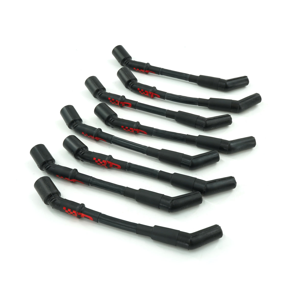 Brian Tooley Racing BTR-SPW-CH-LS-S-1 BTR SCOTT PLUG WIRE SET STANDARD LENGTH RED SCRIPT BLACK SLEEVE