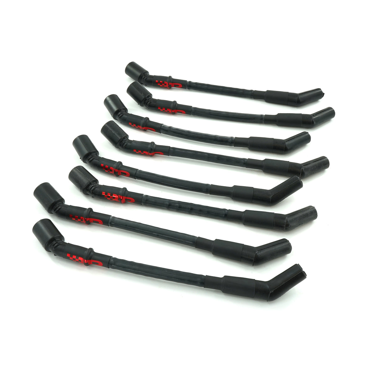 Brian Tooley Racing BTR-SPW-CH-LS-T-1 BTR SCOTT PLUG WIRE SET TRUCK LENGTH RED SCRIPT BLACK SLEEVE