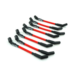 Brian Tooley Racing BTR-SPW-CH-LS-T-2 BTR SCOTT PLUG WIRE SET TRUCK LENGTH WHITE SCRIPT RED SLEEVE