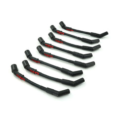 Brian Tooley Racing BTR-SPW-CH-LT-GEN5-1 BTR SCOTT PLUG WIRE SET GEN V LENGTH RED SCRIPT BLACK SLEEVE