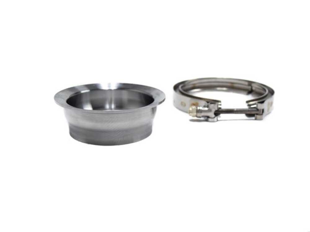 Brian Tooley Racing BTR41455 3.0" MILD STEEL DOWNPIPE FLANGE KIT W/ CLAMP