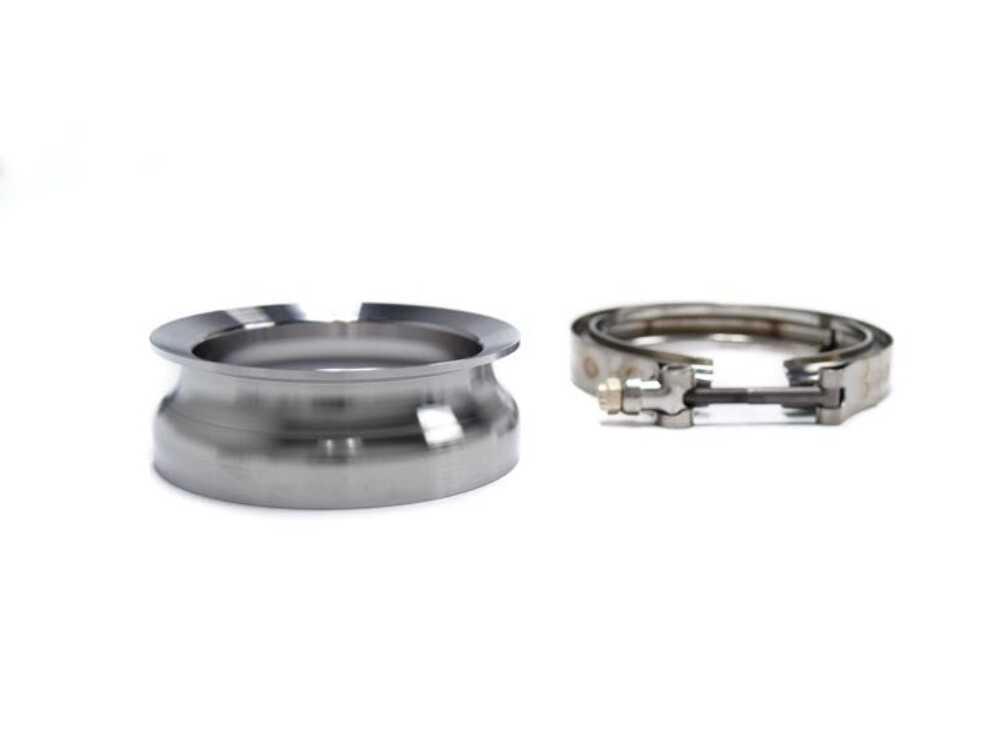 Brian Tooley Racing BTR66796 4" MILD STEEL DOWNPIPE FLANGE KIT W/ CLAMP