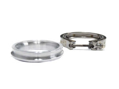 Brian Tooley Racing BTR86969 3.5" ALUMINUM COMPRESSOR OUTLET FLANGE W/ CLAMP