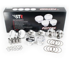 Brian Tooley Racing BTRCP-LTPI40701110-FT-8 BTR CP PISTON SET 4.070" BORE 4.000" STROKE 3CC FLAT TOP LT PORT