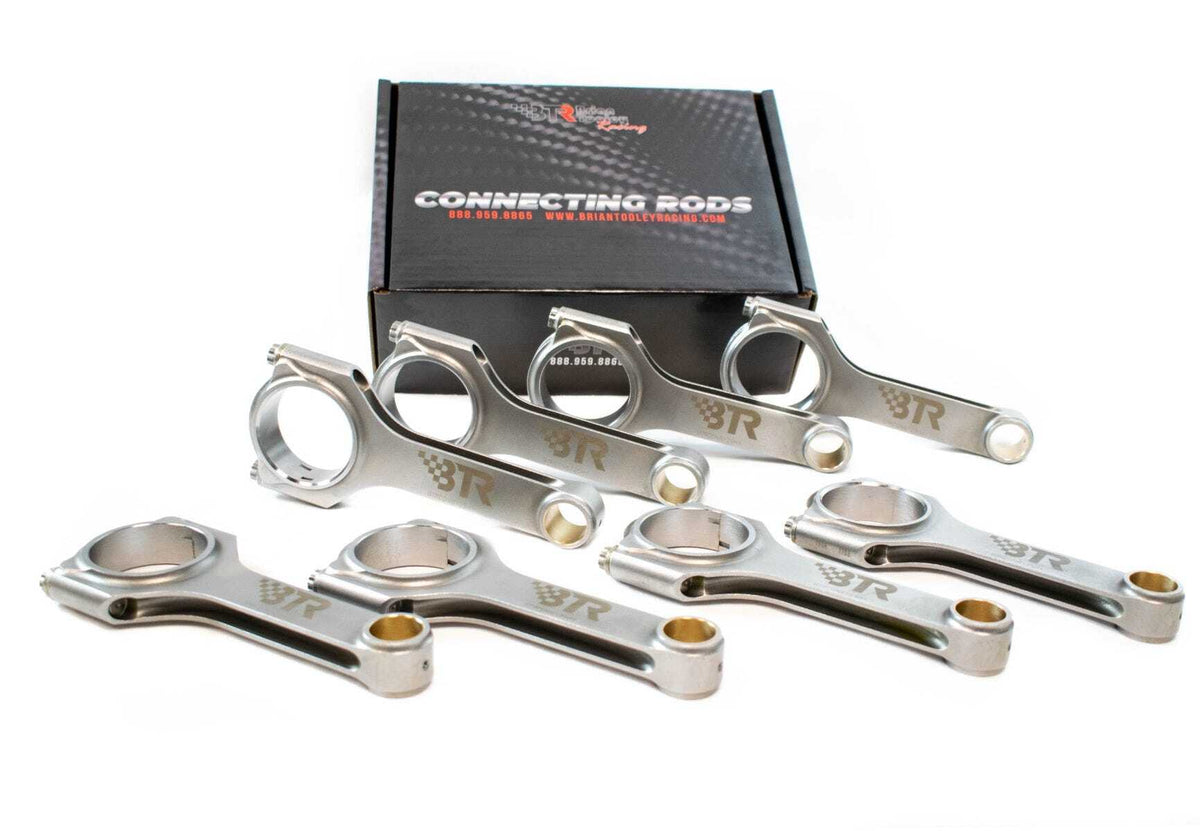 Brian Tooley Racing BTRROD6125H1-8 BTR 4340 Forged H Beam rod w/ARP bolts, 6.125" LONG