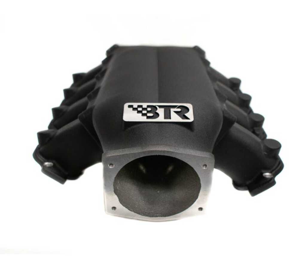 Brian Tooley Racing TRA-GENV-BLK-CNC BTR TRINITY INTAKE MANIFOLD - GEN V WITHOUT INJECTOR HOLES - BLACK - CNC