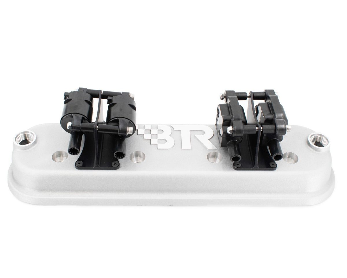 Brian Tooley Racing VCA-02-SLVR-CM BTR VALVE COVER ASSEMBLY SILVER WITH COIL MOUNT