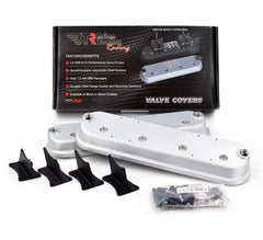 Brian Tooley Racing VCA-03-SLVR-CM BTR DIE CAST VALVE COVER SET SILVER NO LOGO WITH COIL MOUNTS