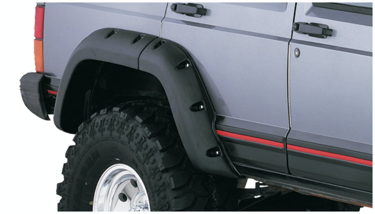 Bushwacker 10036-07 Cutout Style Jeep Fender Flares, 2pc