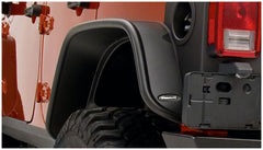 Bushwacker 10050-07 Flat Style Jeep Fender Flares, 2pc