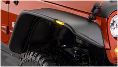Bushwacker 10053-07 Flat Style Jeep Fender Flares, 2pc