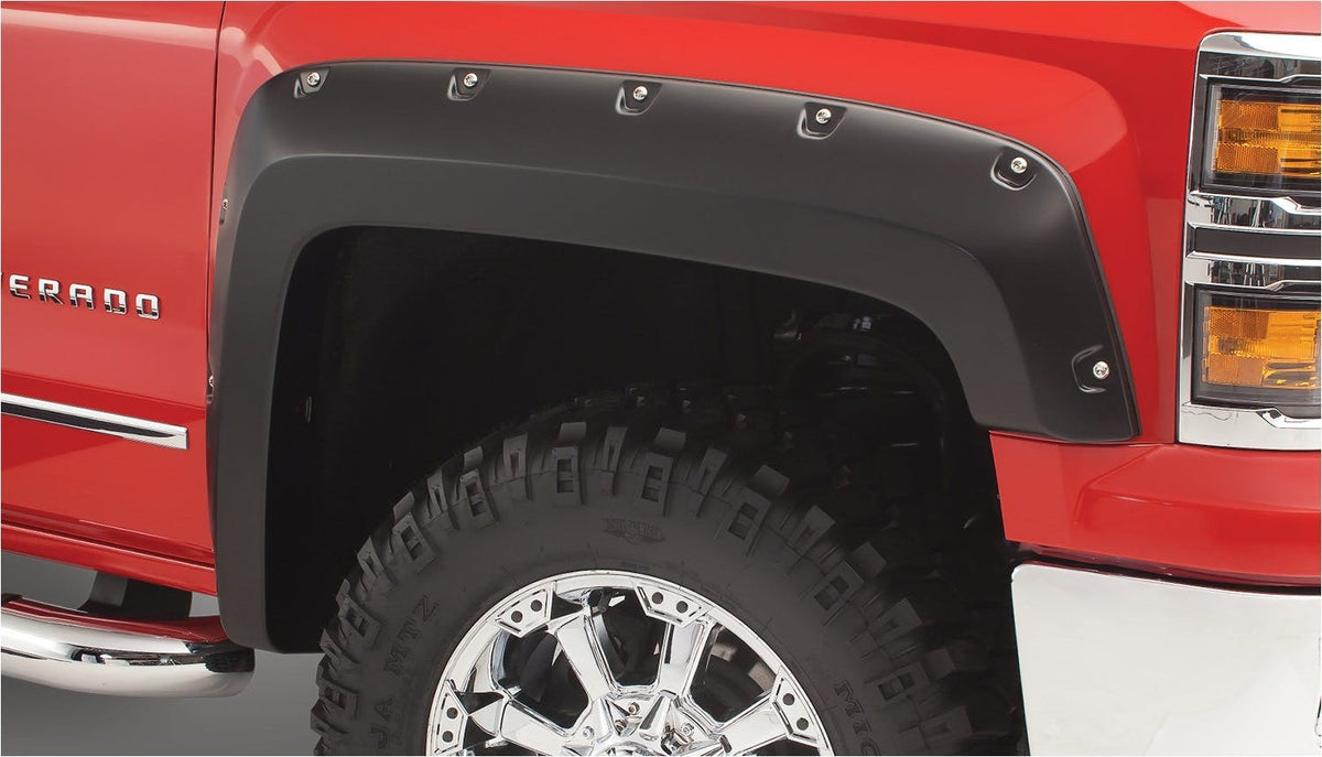 Bushwacker 10103-07 Pocket Style Fender Flares, 2pc Front