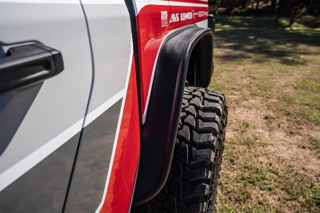 Bushwacker 10104-07 Flat Style Jeep Fender Flares, 2pc