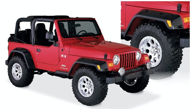 Bushwacker 10908-07 Pocket Style Fender Flares, 4pc