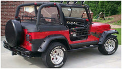 Bushwacker 10909-07 Cutout Style Jeep Fender Flares, 4pc